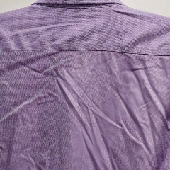 Joseph Abboud Long Sleeve Dress Shirt - Big/Tall - Lavender - 18.5 Neck - Picture 13 of 14
